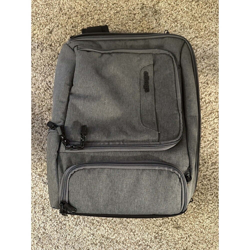 New Without Tag eBags EB2146-16 TLS Pro Slim Laptop Backpack Heathered Graphite